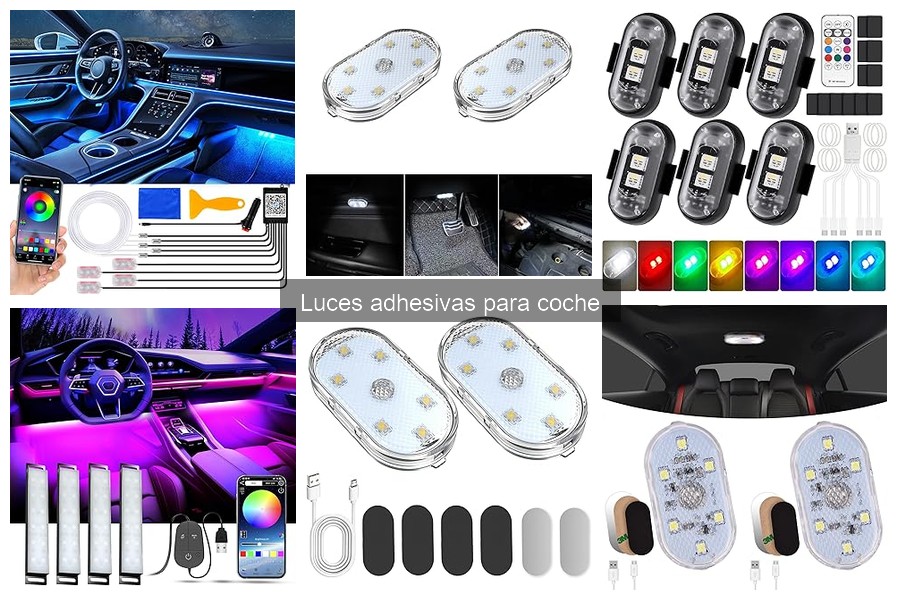 Comparativa: Luces Adhesivas vs. Luces Tradicionales para Coche