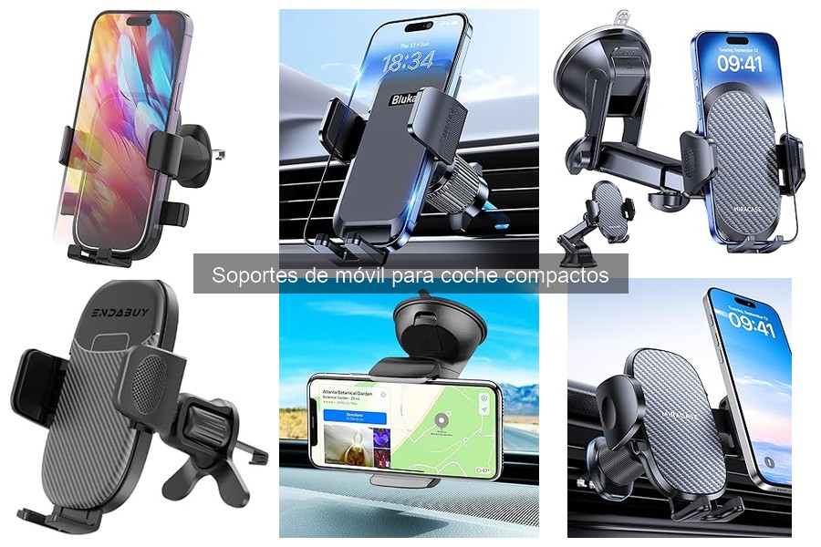 Comparativa: Soportes Móvil Coche Magnéticos vs. Ventosa
