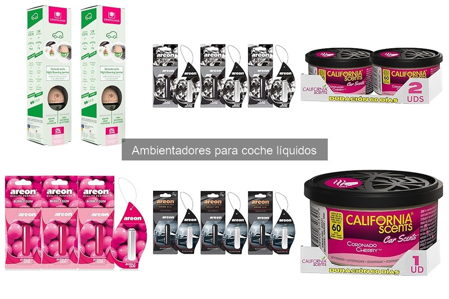 Compra ambientadores líquidos para coche al mejor precio