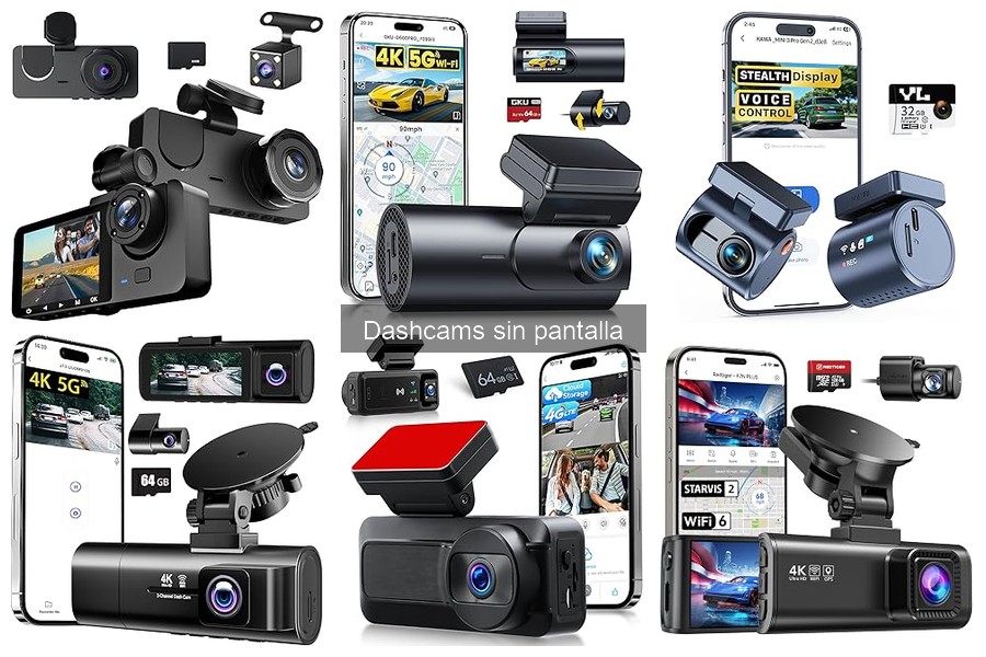 Compra dashcams sin pantalla baratas: mejores opciones 2023