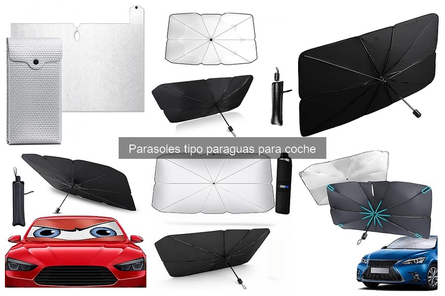 Compra parasoles tipo paraguas para coche a buen precio