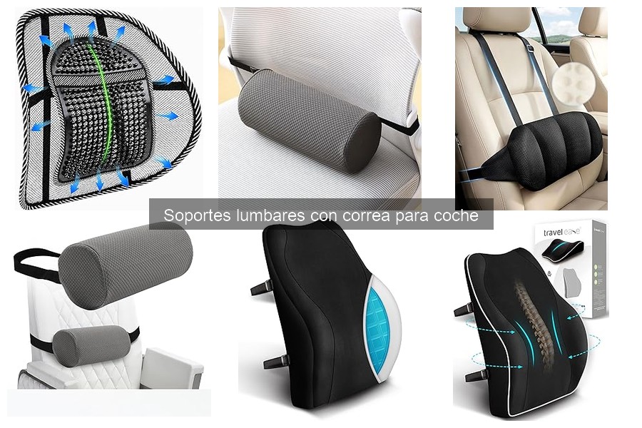 Consejos para usar soportes lumbares en viajes largos en coche