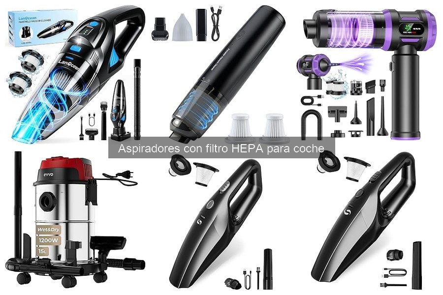 ¿Cuánto cuesta un aspirador con filtro HEPA para coche?