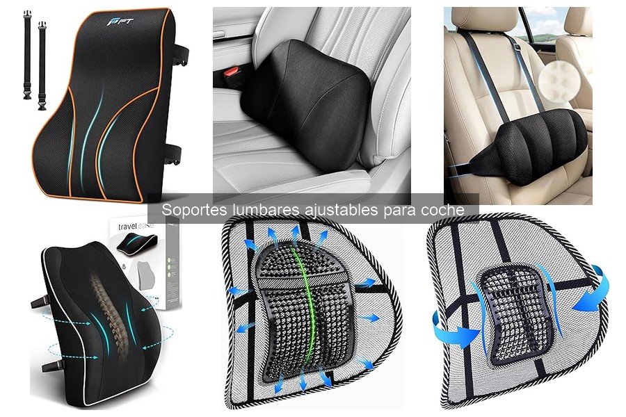Descubre los Soportes Lumbares Ajustables para Coche
