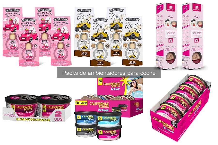 Descubre qué son los packs de ambientadores para coche