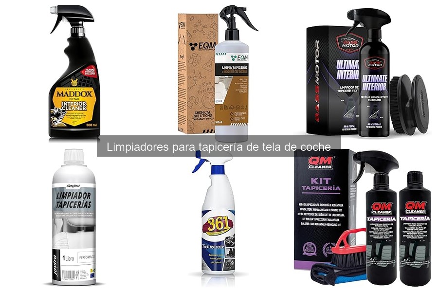 Diferencias entre limpiadores de tela y cuero para coche