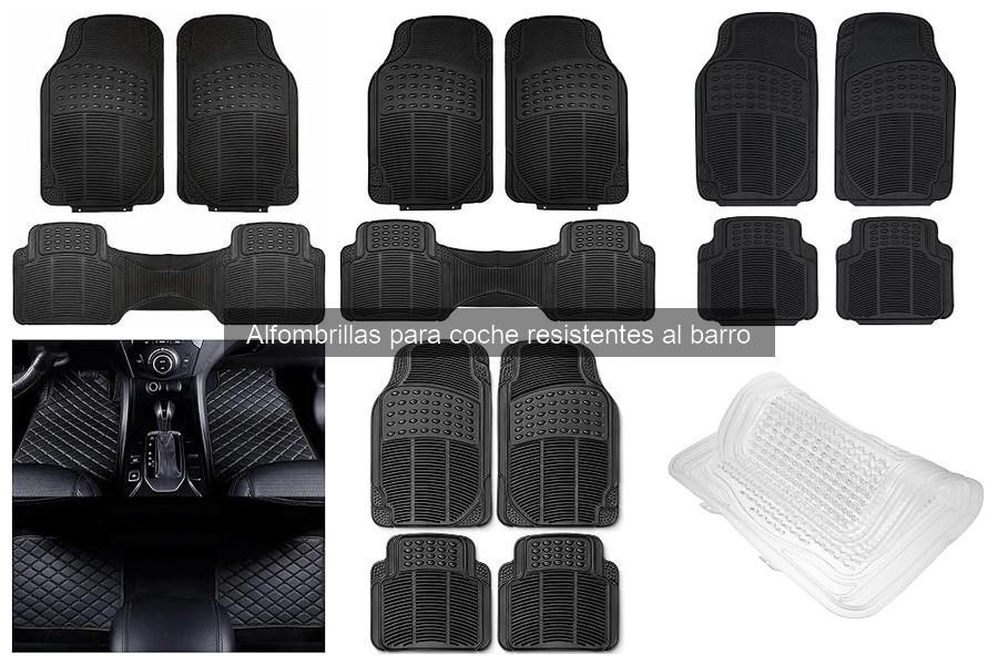 Dónde comprar alfombrillas para coche resistentes al barro