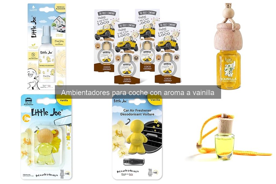 Dónde comprar ambientadores de coche con aroma a vainilla