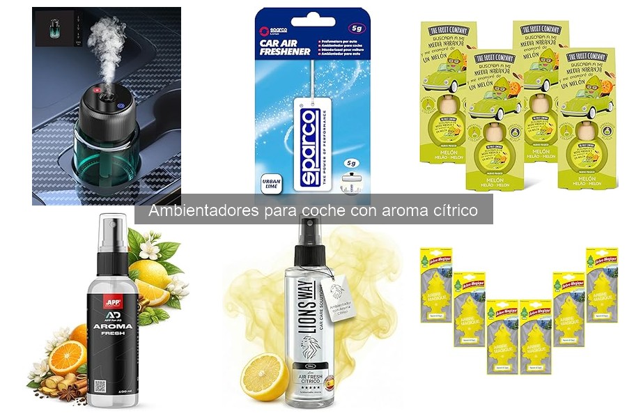 Dónde comprar ambientadores para coche con aroma cítrico