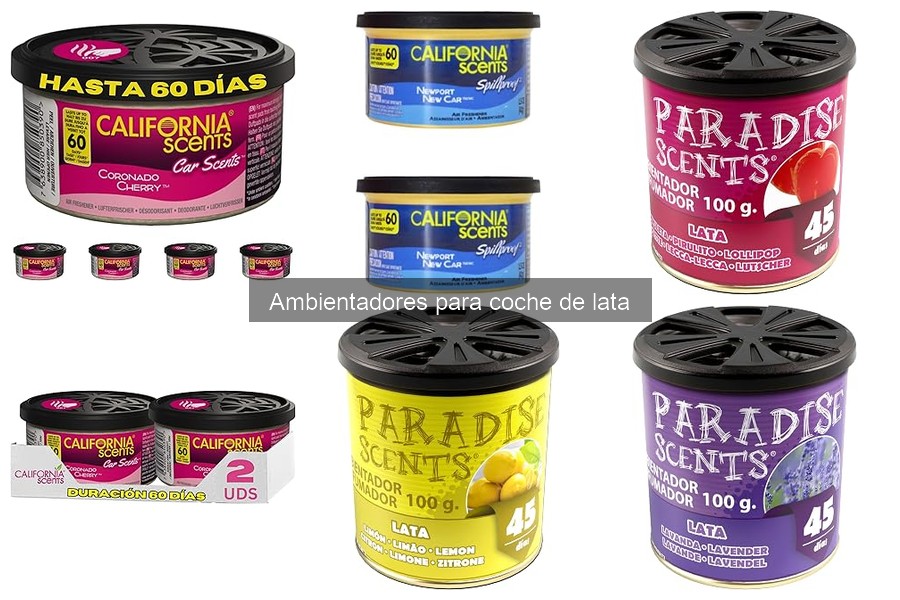 ¿Dónde comprar ambientadores para coche de lata a buen precio?