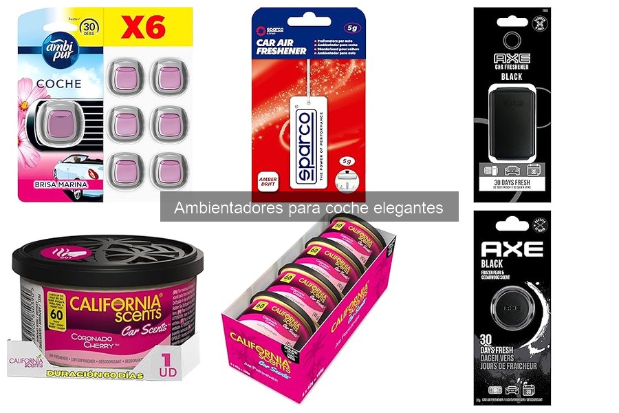 Dónde comprar ambientadores para coche elegantes y duraderos