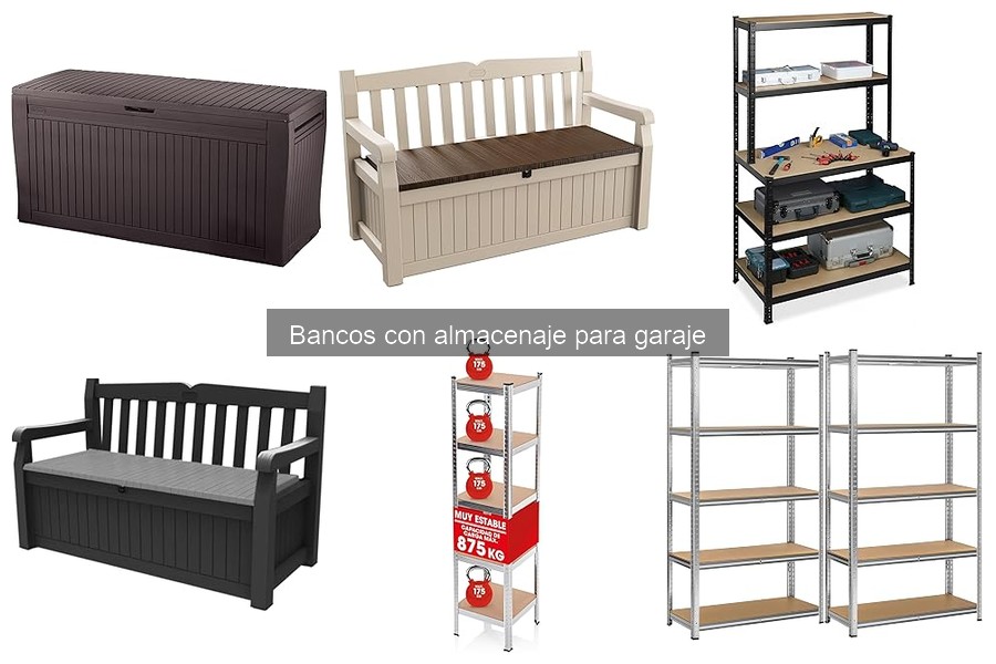 Dónde comprar bancos con almacenaje para garaje al mejor precio