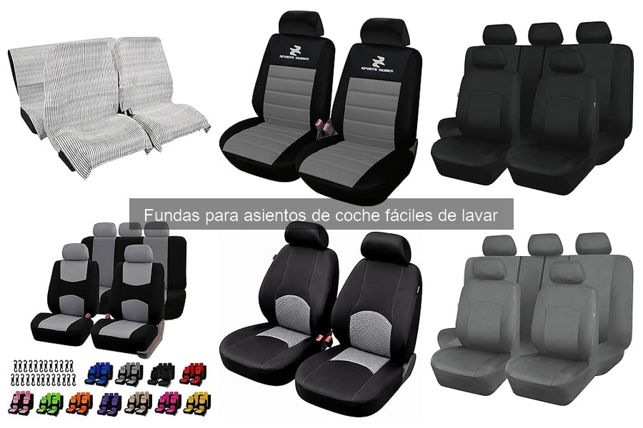 Dónde comprar fundas para asientos de coche fáciles de lavar