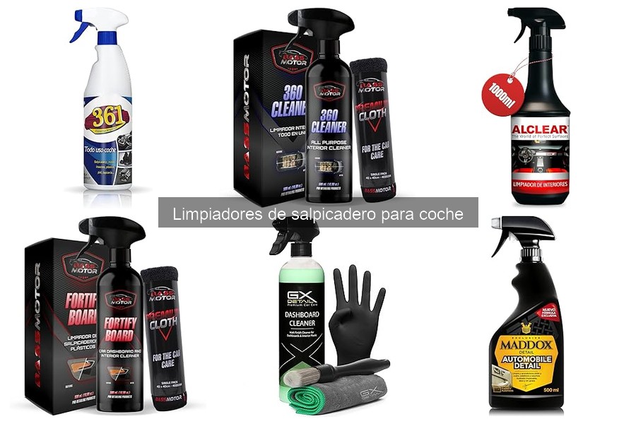 Dónde comprar limpiadores de salpicadero para coche