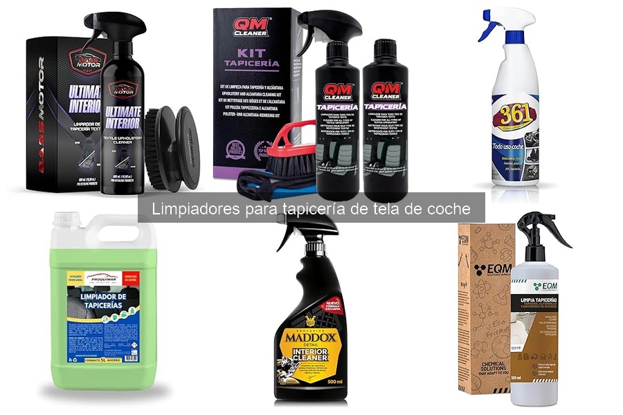 Dónde comprar limpiadores para tapicería de tela de coche