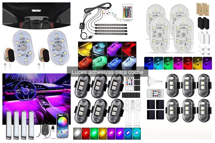 Dónde comprar luces adhesivas para coche: mejores opciones