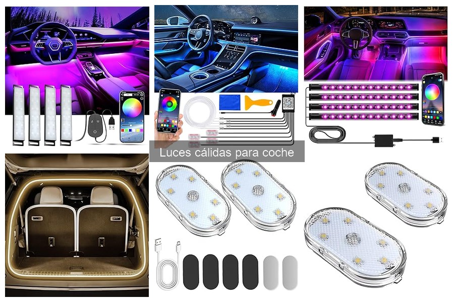 Dónde comprar luces cálidas para coche: precios y opciones