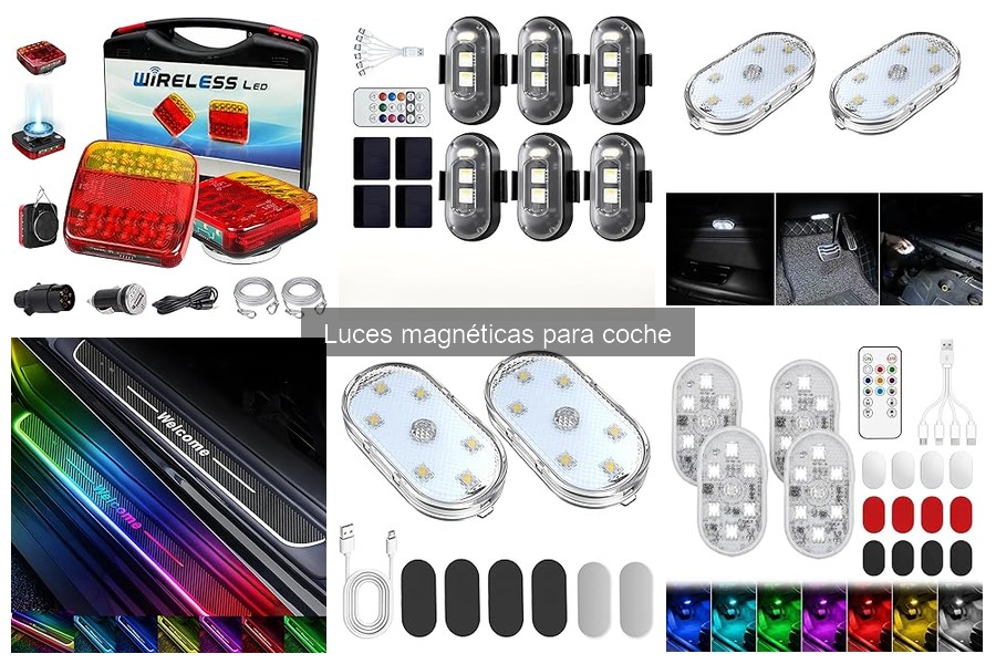 Dónde comprar luces magnéticas para coche al mejor precio