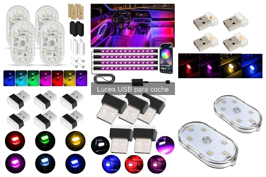 Dónde comprar luces USB para coche a buen precio
