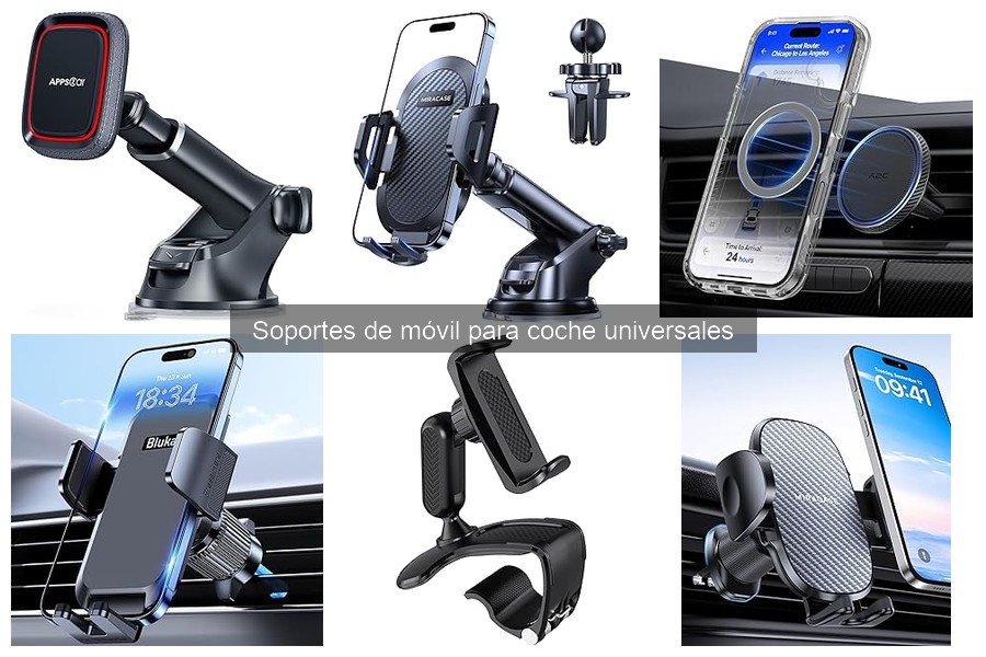Dónde comprar soportes de móvil para coche universales