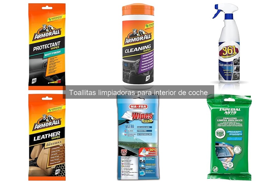Dónde comprar toallitas limpiadoras para interior de coche
