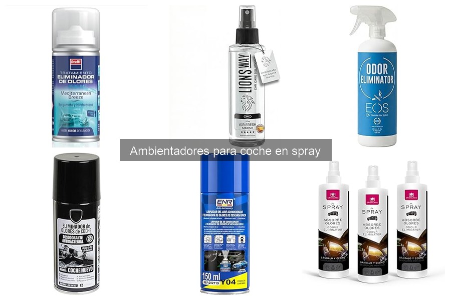 Errores al elegir ambientadores en spray para coche