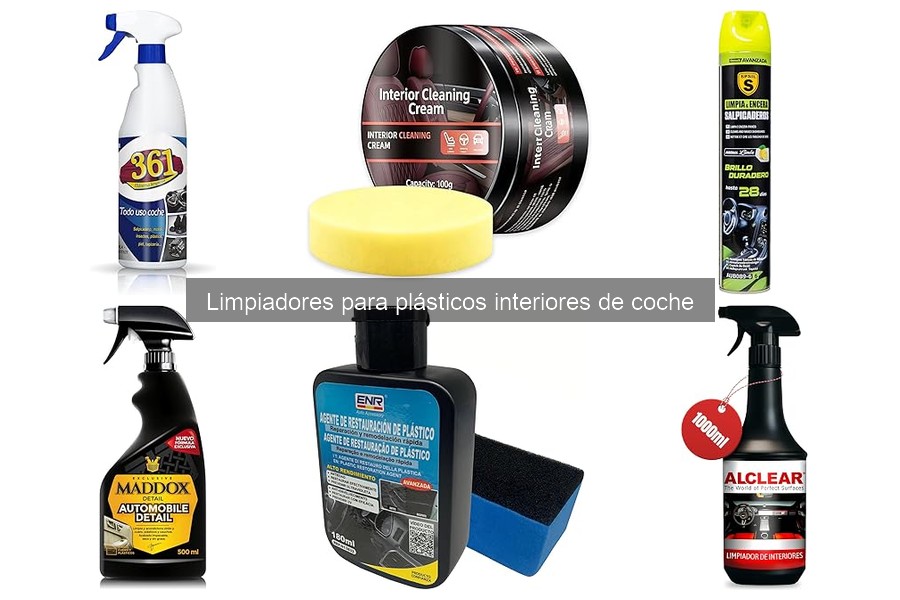 Errores comunes al usar limpiadores de plásticos interiores de coche