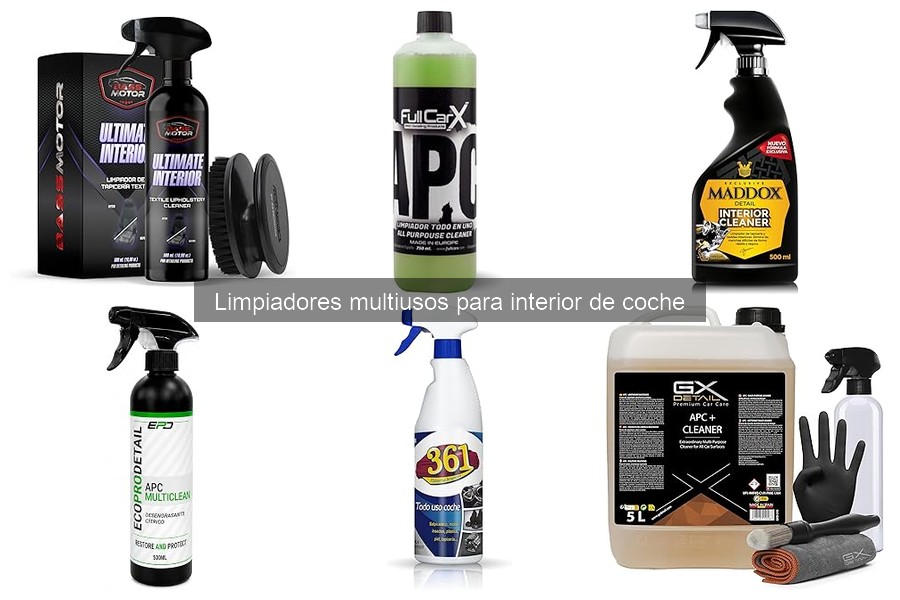 Errores Comunes al Usar Limpiadores Multiusos para Coche