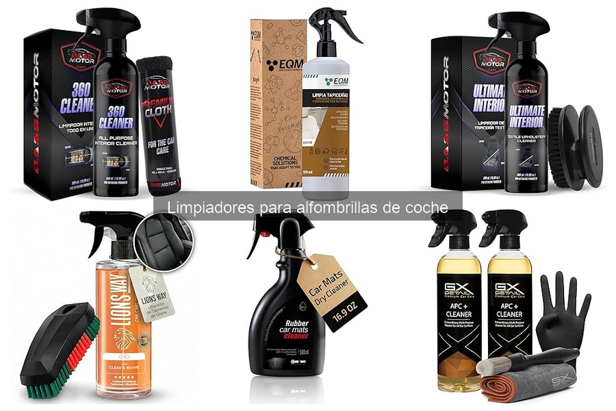 Errores comunes al usar limpiadores para alfombrillas de coche