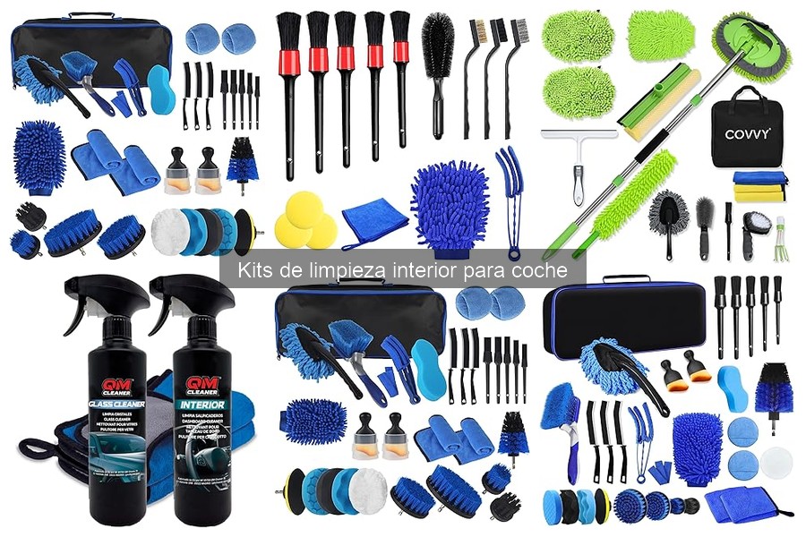 Errores frecuentes al usar kits de limpieza interior para coche