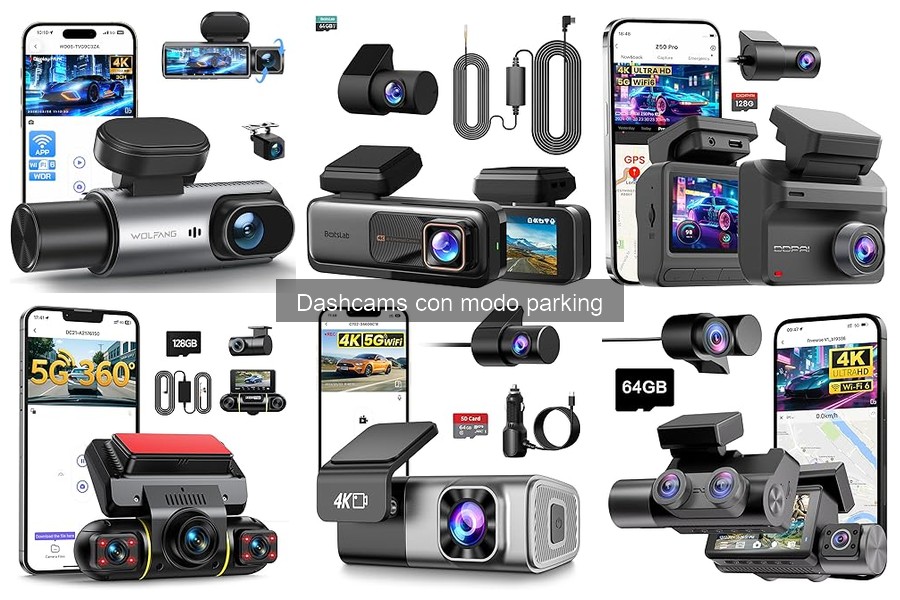 Funciones especiales en dashcams con modo parking