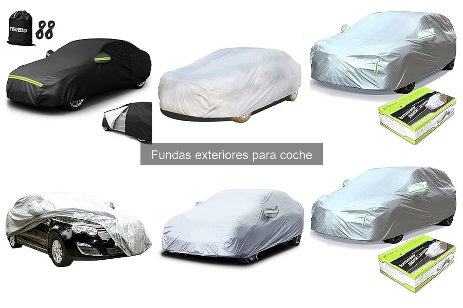 Fundas exteriores para coche: resistencia al agua y UV
