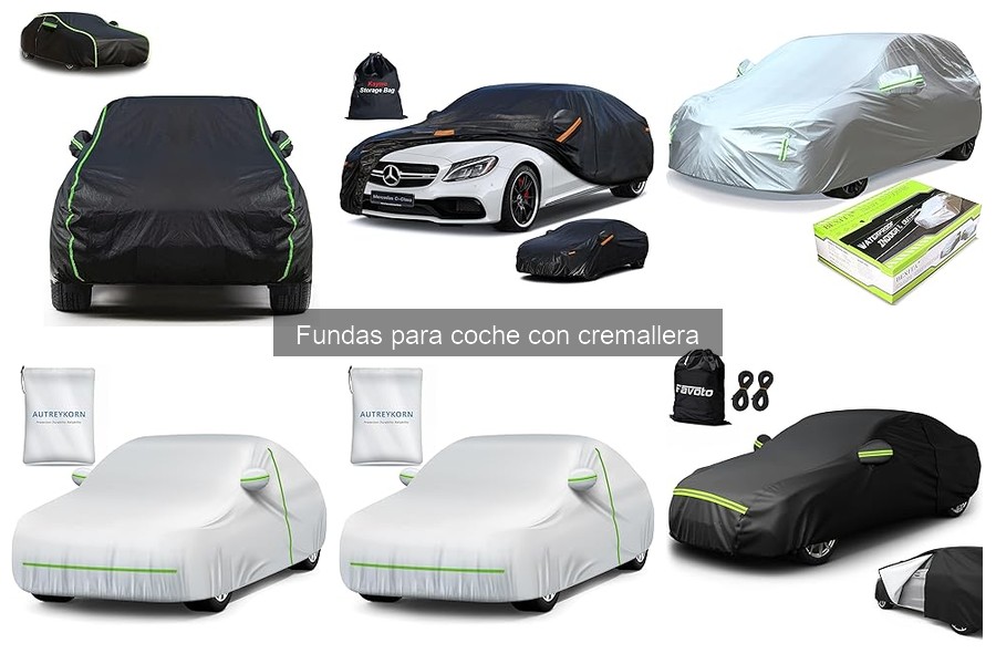 Fundas para coche con cremallera: protección en climas extremos