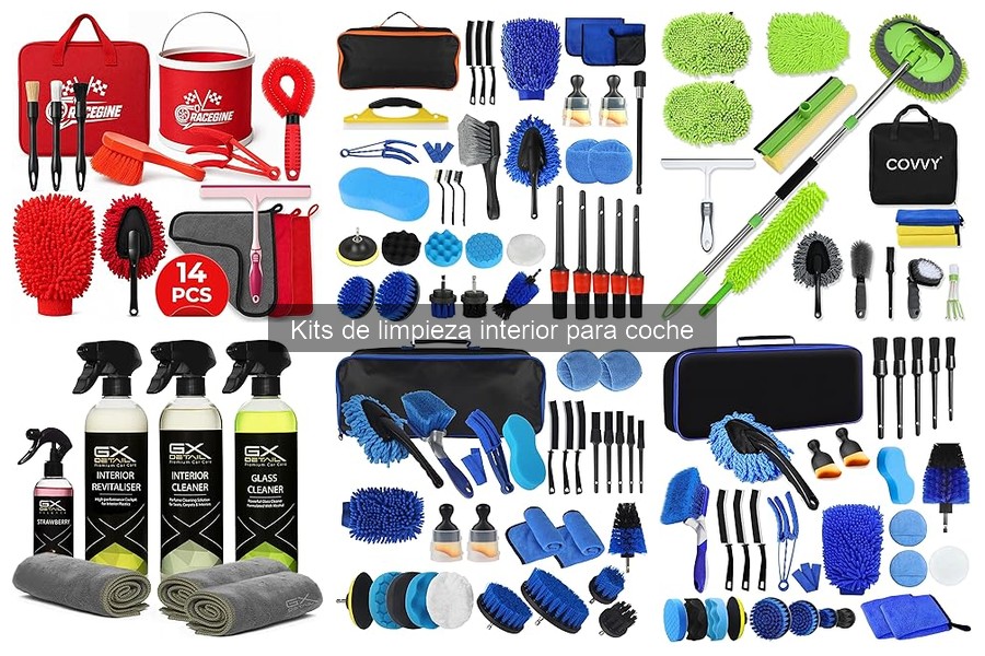 Guía completa sobre kits de limpieza interior para coche