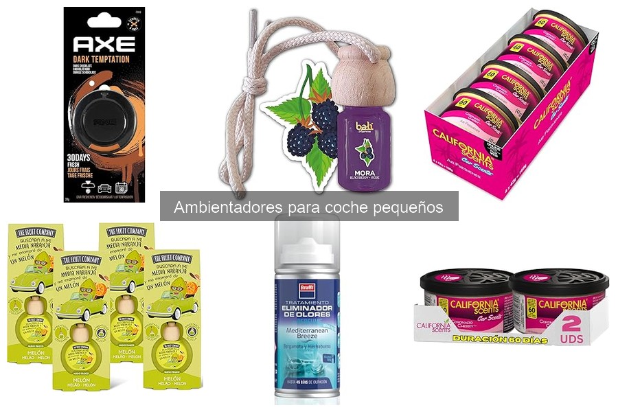 Guía de compra de ambientadores para coche pequeños