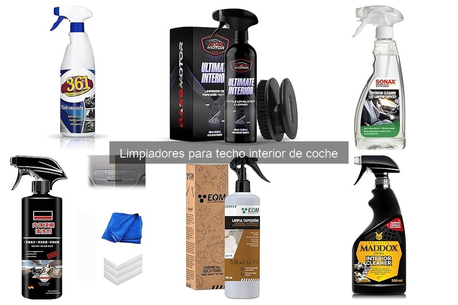 Guía de compra de limpiadores para techo interior de coche