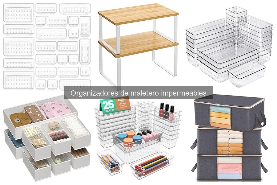 Guía de compra de organizadores de maletero impermeables