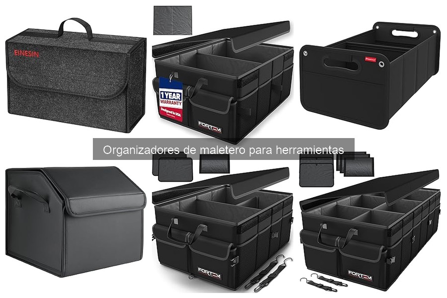Guía de compra de organizadores de maletero para herramientas