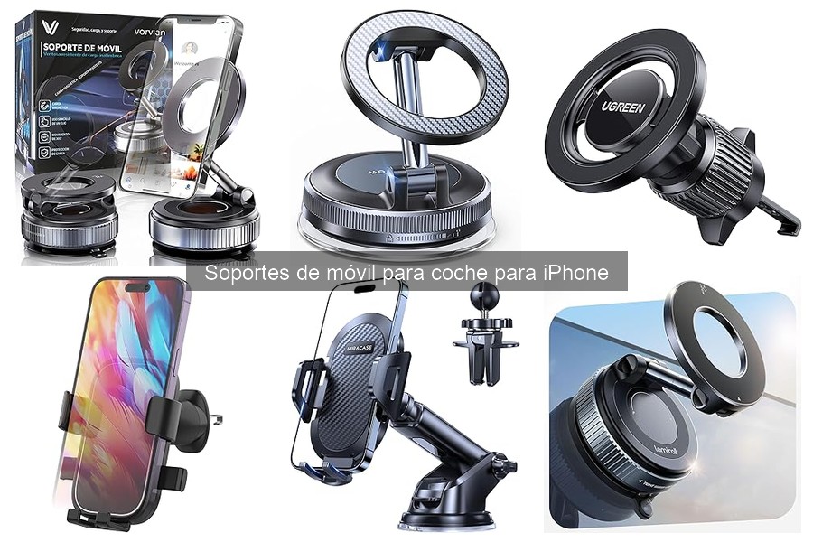Guía de compra de soportes de móvil para coche para iPhone
