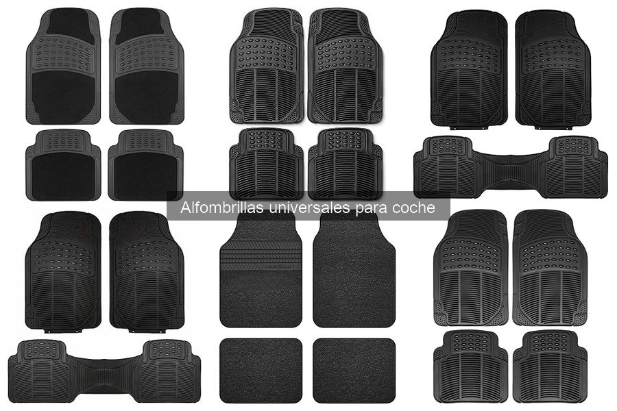 Guía de instalación de alfombrillas universales para coche