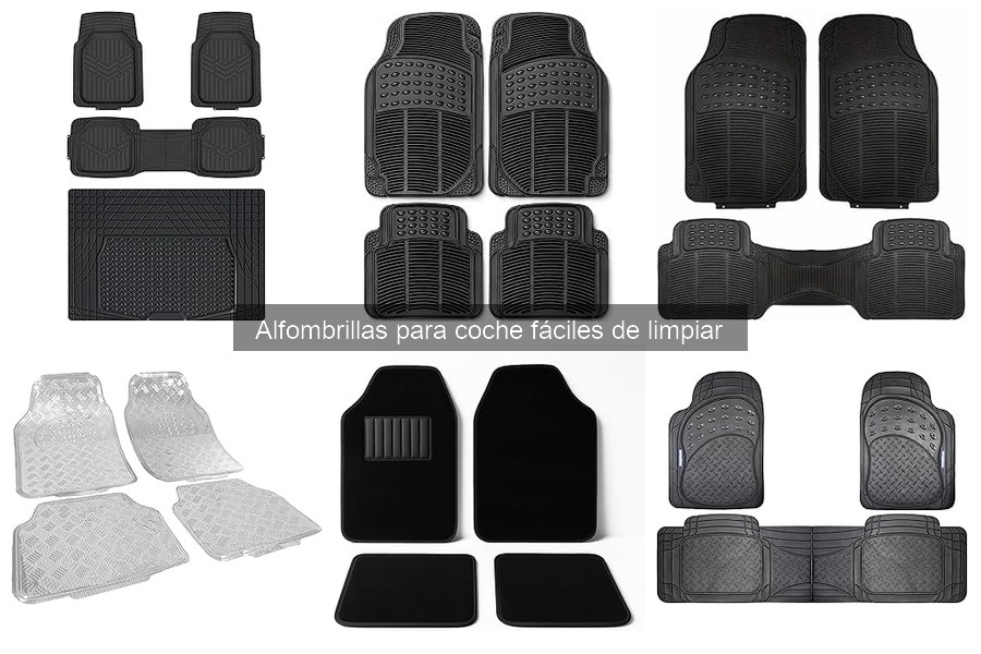 Guía para elegir alfombrillas para coche fáciles de limpiar