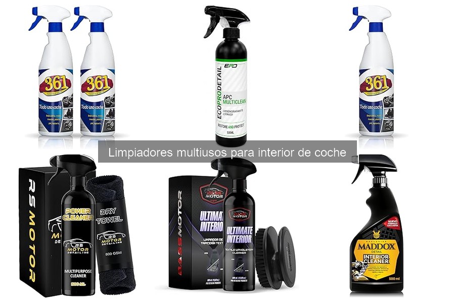 Guía para elegir el mejor limpiador multiusos para coche