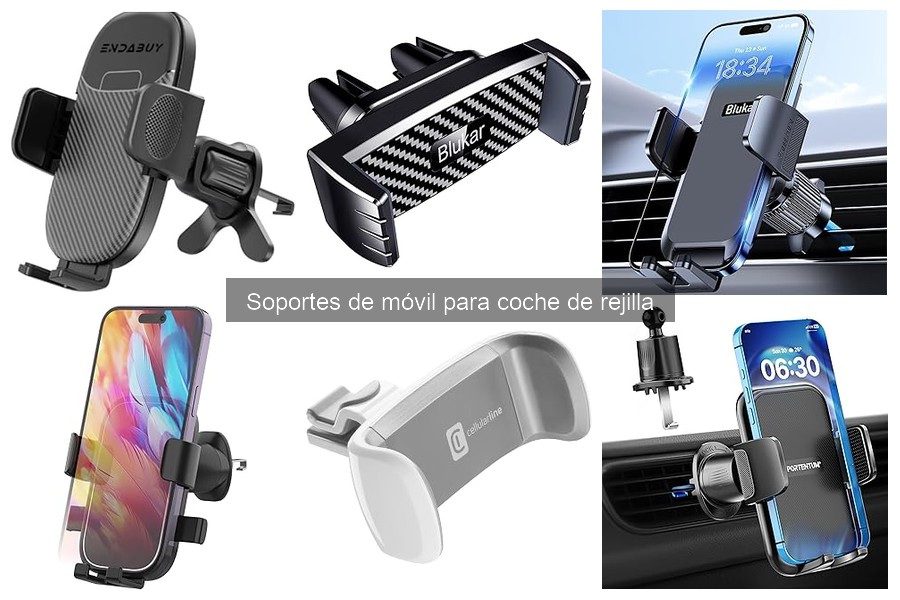 Guía para Elegir el Mejor Soporte de Móvil para Coche de Rejilla