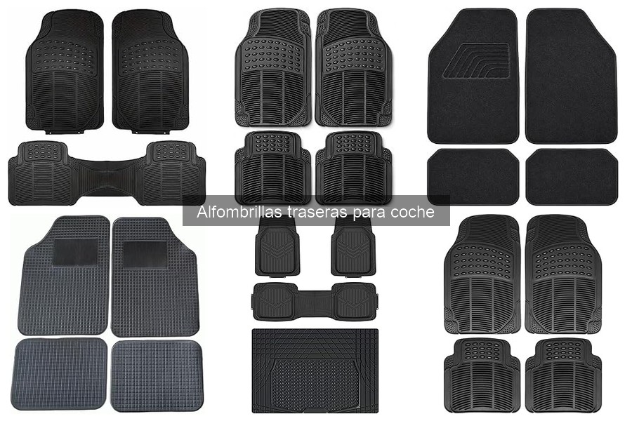 Guía para Elegir las Mejores Alfombrillas Traseras para Coche