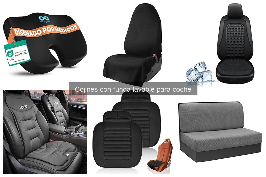 Guía para elegir los mejores cojines con funda lavable para coche