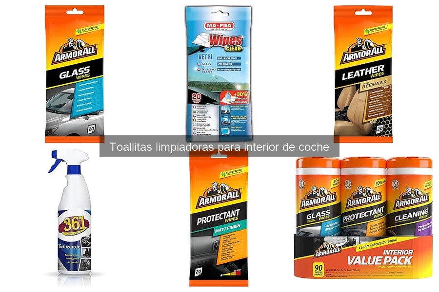 Guía para elegir toallitas limpiadoras para el interior del coche