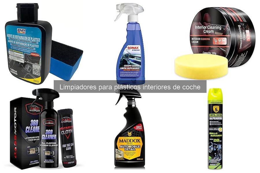 Guía para limpiar a fondo plásticos interiores de coche