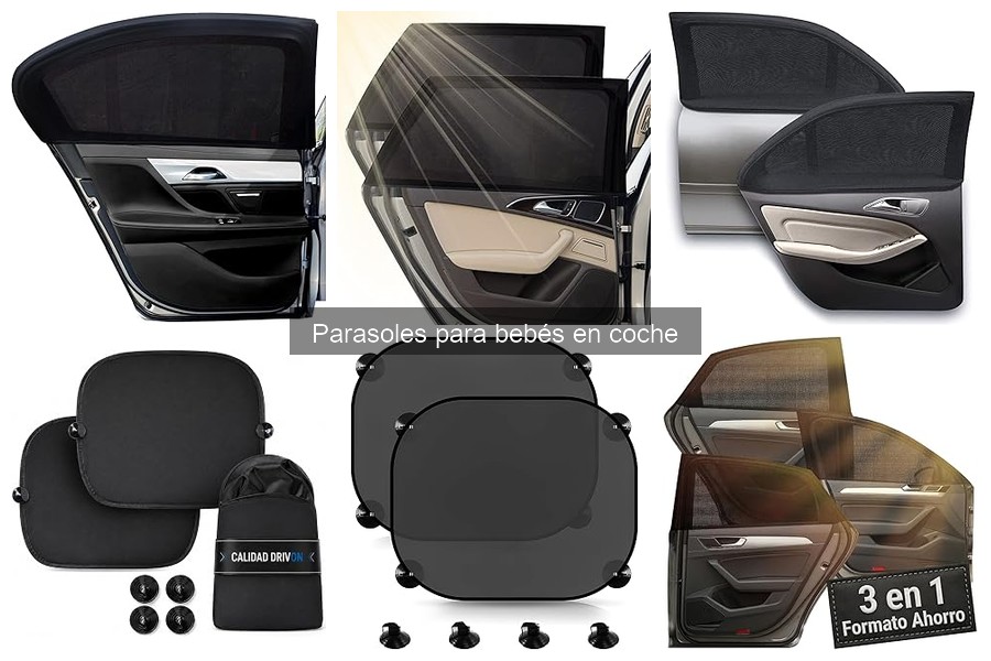 Importancia de los parasoles para bebés en coche