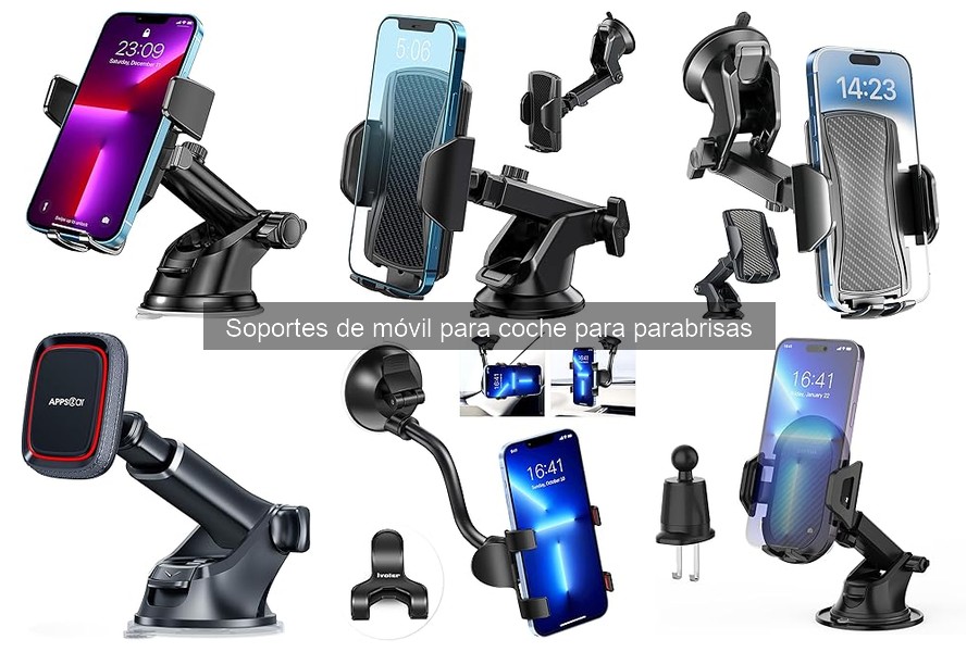 Inconvenientes de usar un soporte de móvil en el parabrisas
