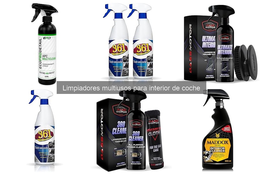 Ingredientes a Evitar en Limpiadores Multiusos para Coche